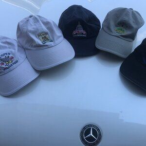 US open golf hats. Lot of five 2006 - 07 -11 - 12 -2014